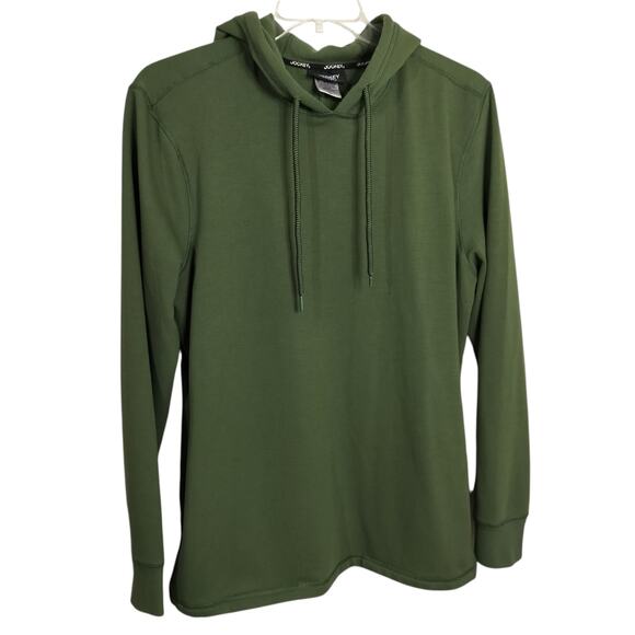 4581) Jockey Sport Men's Green  Cozy Pullover Hoodie Large - Picture 2 of 9